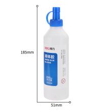 得力(deli)250ml水晶泥专用液体胶水 透明无色大容量 单只装 6356