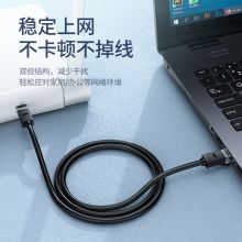 绿联（UGREEN）六类CAT6类网线 千兆非屏蔽8芯双绞成品跳线 1米 紫色 80835