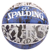 斯伯丁Spalding篮球 涂鸦橡胶室外蓝球83-176Y/84-478Y