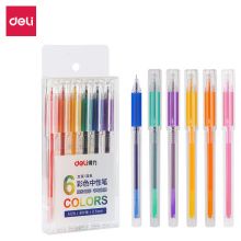 得力(deli)0.5mm全针管彩色中性笔 6色 DL-A125