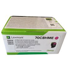 利盟（Lexmark）CS310dn/CS410dn彩色打印机A4双面网络打印 高容粉盒红色 3000页（70C8HME）