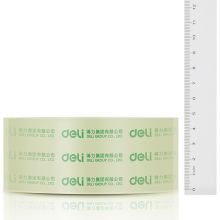 得力(deli)高品质高透明封箱胶带打包胶带 48mm*60y*50um(54.9m/卷) 6卷/筒 30203