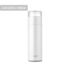 乐扣乐扣 品茗茶水分离保温杯 400ML白色 LHC4233WHT