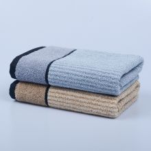 金号（KING SHORE）A类纯棉方巾加厚两条装 灰色+棕色 35*35 48g