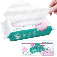 海氏海诺 75%酒精湿巾 一次性消毒酒精棉片大号 18*20cm*20抽