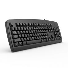双飞燕（A4TECH) KB-8 键盘有线键盘办公键盘USB笔记本台式机通用键盘104键黑色