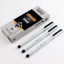 宝克 针管速干中性笔 0.5mm笔尖  长效抑菌健康防疫笔 PC2958 黑色 12支/盒