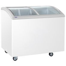 海尔 Haier 260升商用冷藏冷冻转换冰柜 圆弧玻璃门展示冷柜 SC/SD-260HDS