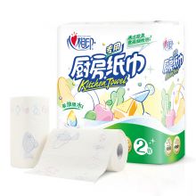 心相印 225*225mm 吸油纸 厨房用纸卷纸吸水纸 加厚擦手纸 厨房纸巾 75节卷纸*2粒（有/无印花随机发货）