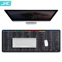 JRC 超大号快捷键大全鼠标垫电脑桌垫 黑色800*300*3mm