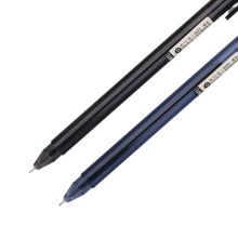 得力(deli)雾透系列0.5mm全针管中性笔 12支/盒 A120