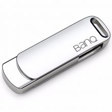 banq 256GB USB3.0 U盘 F61高速版 银色 全金属优盘 360度旋转 防震抗压