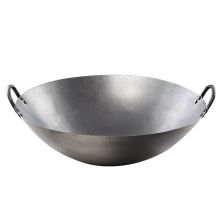 巨博(JOBO) 炒锅双耳熟铁锅 食堂双耳炒菜锅 口径约72cm