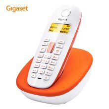 集怡嘉（Gigaset）无绳电话机 无线座机 高清免提 双向天线 ECO技术 A680单机(橙)