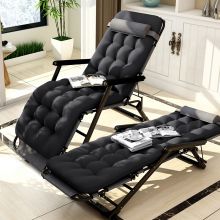 双鑫达 折叠床 躺椅折叠椅沙滩椅单人 含棉垫 T-081 床椅两用