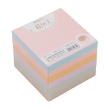 晨光(M&G)文具100页多色便利贴 76*76mm记事贴优事贴 6本装YD-912