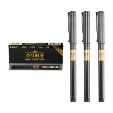 晨光(M&G)文具0.3mm黑色财务中性笔 葫芦头签字笔 金品系列 12支/盒AGPA2202