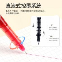 百乐(PILOT)BXC-V7 直液式走珠笔中性笔针管笔0.7mm签字笔