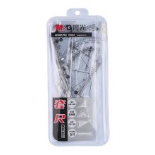 晨光(M&G)绘图测量套尺 (直尺+三角尺*2+量角器)组合装 4件套HARL0133
