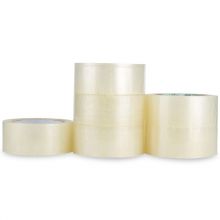 得力(deli)高品质透明封箱胶带/打包胶带 45mm*100y(91.4m/卷) 6卷/筒 30183