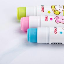 得力(deli)9g彩色PVA固体胶水/胶棒 糖果色胶体涂抹显色 3色/24支 7165