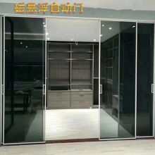 玻璃感应门语音 磁悬浮自动门家用感应门 磁悬浮双门100KG*2