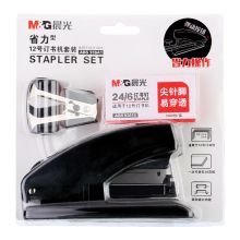 晨光(M&G)文具12#黑色省力型订书机套装  (订书器+订书钉+起钉器)金属订书机 ABS916A1
