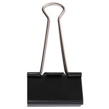 晨光(M&G)文具50mm黑色长尾夹 金属票据夹 Eplus系列办公燕尾夹 12个/盒ABS92726