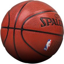 斯伯丁(SPALDING)NBA彩色运球人室内室外PU篮球 74-601Y
