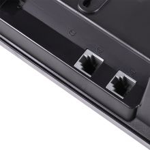 得力（deli) 电话机座机 固定电话 免电池 带计算机功能  792黑