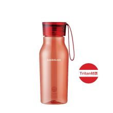 乐扣乐扣（LOCK&LOCK）Tritan塑料杯ECO BOTTLE便携男女式小口提手杯子粉色350ML ABF663PIK