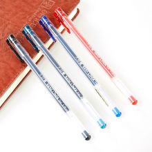 爱好全针管大容量中性笔 0.5MM黑色巨能写 8761 笔芯笔身一体化12支/盒