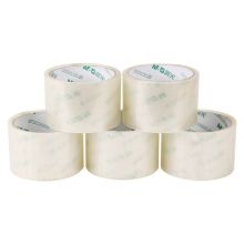 晨光(M&G)文具45um透明封箱胶带 宽60mm*30y(总长137米) 5卷装AJD97331