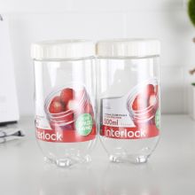 乐扣乐扣（LOCK&LOCK） 储物罐收纳罐 冰箱侧门保鲜罐2件套（500ml*2） INL203S001
