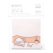 晨光(M&G)文具80页印彩便利贴 76*76mm记事贴优事贴 单本装颜色随机YS-255