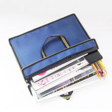 贝多美（BeiDuoMei） BDM-303 立体A4牛津布商务拉链手提文件袋 公文袋