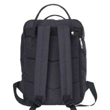 得力(deli)学生两用双肩包收纳包 旋风黑69451