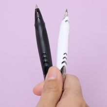 齐心(Comix) 0.5mm黑色速干按动式中性笔12支/盒 GPP008