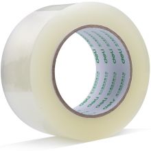 得力(deli)高品质透明封箱胶带/打包胶带 60mm*150y(137m/卷) 6卷/筒 30334