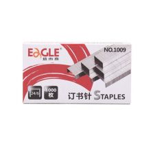 益而高（EaGLE）重型订书针 易穿透1000枚/盒 24/6 12#标准型1009 一盒装