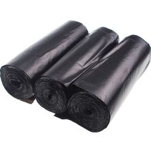 利得 背心式手提家用办公垃圾袋100只 50cm*60cm黑色加厚