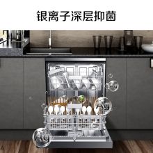美的（Midea）13套大容量 嵌入式 家用洗碗机 热风烘干 银离子抑菌 双驱变频 RX600
