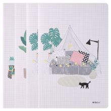 晨光(M&G)文具A5/40页学生笔记本 喵的小屋系列日记本缝线本软抄本 4本装APYFJ10