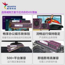 威刚（ADATA）DDR4 2666 16GB台式机内存条 万紫千红