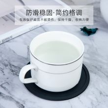 硅胶杯垫 漱口杯垫 棕色直径10厘米