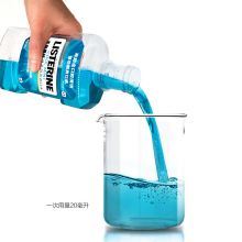 李施德林（LISTERINE） 漱口水冰蓝劲爽口味 口气清新除异味口腔清洁 500ml*2瓶