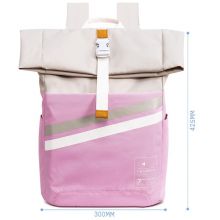 得力（deli）男女双肩书包 学生潮流背包 B2 粉色