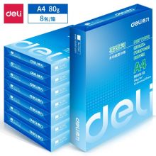 得力（deli） 7414 莱茵河 80g A4 复印纸 中高档打印纸 500张/包