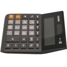 卡西欧（CASIO）MH-12-BK 小型 12位 双电源  黑色
