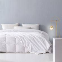 水星 95%白鹅绒羽绒 蚕之羽抗菌防螨桑蚕丝鹅绒二合一被 150cm×210cm QE500402